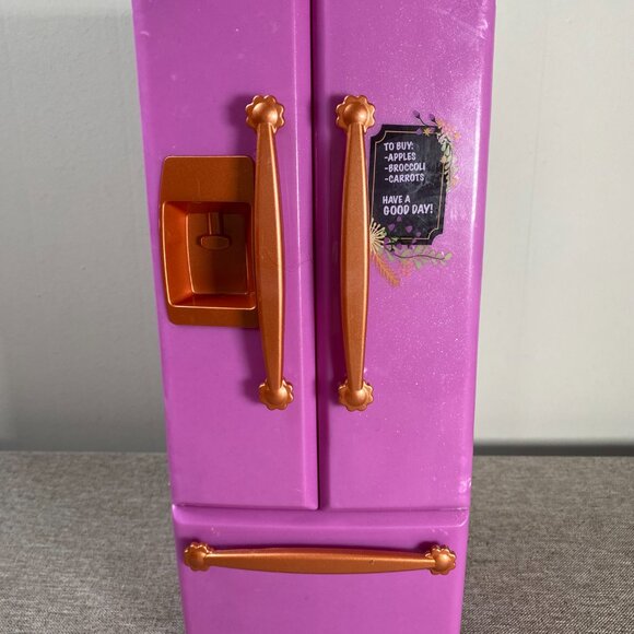 Our Generation Gourmet Kitchen Purple Refrigerator For 18" Dolls NO ACCESSORIES - Picture 1 of 14